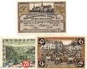 Serienscheine DE 3 Scheine kpl. Gewerbeverein Prüm , Set mit 3 Scheinen kfr , Juni , M/G 1079.2 -