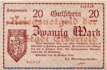 Großnotgeld 1918 20 Mk. Notgeld Stadt Elberfeld , 20 Mark Schein in kfr. Geiger 124.07 , 1918 RHL -