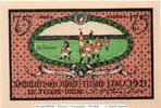 Notgeld DE 75 Pf. Nr.4 Notgeld Sportverein Kahla , 75 Pfennig Schein Nr 4 gepunktet in kfr. M/G 667.1 -