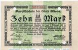Großnotgeld 1918 DE 10 Mk. Banknote der Stadt Altona , 10 Mark Schein in f-kfr.E , Geiger 012.06 -