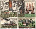 Serienscheine DE 6 Scheine kpl. Notgeld Altona , Set mit 6 Scheinen in kfr. Mehl Grabowski 30.4 , von 1921 -