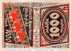 Inflation 1922/23 1000 Mk. Banknote der Stadt Bielefeld , 1.000 Mark Schein in kfr. Müller 380.4.c -