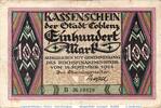 Großnotgeld De. 100 Mk. Banknote der Stadt Coblenz , 100 Mark Schein in gbr. Müller 815.5 -
