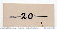 Notgeld Deutschland 20 Pfennig Schein Notgeld Löberitz , H. Hagen , 20 Pfennig Schein in kfr. Tieste 4185.05.04 -