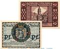 Notgeld DE 2 Scheine kpl. Notgeld der Stadt Ohrdruf , 1012.3.b Set mit 2 Scheinen in kfr. -