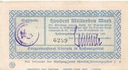 Großnotgeld Inflation 100 Milliarden Mark Banknote B. Amt Hoffnungsthal , 5 Millionen Mark Schein in kfr. Keller 2407 -