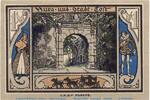 Notgeld 1 Mk. Gleiwitz , Notgeld Kulturverband 1 Mark Schein in kfr. M/G 437.1.a , Schlesien -