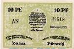 Notgeld 10 Pf. Nr.6 -Flämmchen- Oberhof , Notgeld 10 Pfennig Nr.6 -Flämmchen- in kfr. M/G 996.3 , Thüringen -