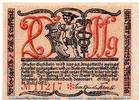 Seriennotgeld Deutschland 20 Pfennig Schein Notgeld Großbreitenbach Tesselt 477.1.b , 20 Pfennig Schein Kn rot in kfr. -