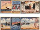Serienscheine DE 6 Scheine kpl. Notgeld Gemeinde Lockstedter Lager 810.1 , Set mit 6 Scheinen in kfr. -