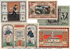 Serienscheine DE 5 Scheine kpl. Notgeld der Gemeinde Tonndorf Lohe 1330.1 , Set mit 5 Scheinen in kfr. -