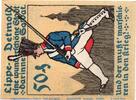 Notgeld 50 Pf. -Schuppen- Detmold , Notgeld 50 Pfennig -- Wz Schuppen -- in kfr. M/G 268.6 1920 NRW -