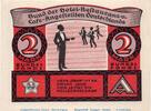 Notgeld DE 2 Mk. Notgeld Horca Bund Stadt Lübeck 821.1 , 1 Mark Schein in kfr. o.D. -