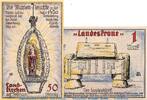 Serienscheine DE 2 Scheine kpl. Notgeld der Gemeinde Landkirchen 761.1 , Set mit 2 Scheinen in kfr. o.D. -