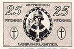 Serienscheine DE 25 Pf. Notgeld Bürgermeister Lügumkloster 839.2.a , 25 Pfennig Schein in kfr. -