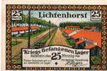 Serienscheine DE 25 Pf. Nr.2 Notgeld H.Heyer Lichtenhorst 797.1 , 25 Pfennig Schein Nr 2 in kfr. o.D. -
