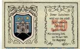 Serienscheine DE 50 Pf. Notgeld der Stadt Münsterberg 918.1 , 50 Pfennig Schein in kfr. -
