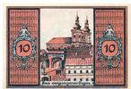Notgeld De 10 Pf. Nr.4 Notgeld der Stadt Glatz 431.2 , 10 Pfennig Nr 4 rot in kfr. von 1921 -