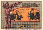 Notgeld De. 50 Pf. gesprengtes Rohr Süderbrarup Notgeld , M/G 1294.7.e 50 Pfennig Kanone gesprengt in kfr. o.D. -