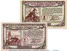 Notgeld DE 2 Scheine kpl. Notgeld der Stadt Nikolai , Mikolow 976.1 , Set mit 2 Scheinen in kfr. -