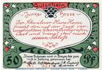 Seriennotgeld Deutschland 50 Pfennig Schein Notgeld H. Spohr Treysa 1340.1.b , 50 Pfennig Schein Kn = braun in kfr. o.D. -