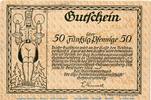 Notgeld Deutschland 50 Pfennig Musterschein Notgeld Amtshauptmannschaft Schwarzenberg 6755.05.01.M , 50 Pf. Musterschein -