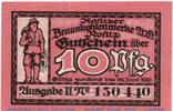 Notgeld Deutschland 10 Pfennig Schein Notgeld Braunkohlewerke Rositz 6195.05.10 , 10 Pfennig Schein in kfr. o.D. -