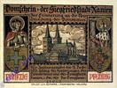 Notgeld Notgeld Xanten , Einzelschein 50 Pfennig mit Doppelpunkt und Kennummer , Siegfrieds Tod , Seriennotgeld , Nordrhein Westfalen , -