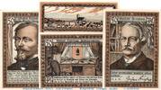 Notgeld De 4 Scheine Siebleben , Notgeld Set mit 4 Scheinen in kfr. M/G 1222.1 , Thüringen o.D. -