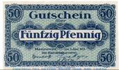 Notgeld Deutschland 50 Pfennig Schein Notgeld der Stadt Hannover 2795.30.15 , 50 Pfennig Schein in kfr. -