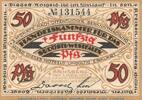 Kleingeld 1914-1922 50 Pf. Notgeld Handelskammer , Arnsberg 0195.05.02 , 50 Pfennig Schein in kfr. 1920 -