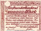 Großnotgeld Inflation 500.000 Mark Banknote Stadt Hannover , 500.000 Mark Schein in gbr. Keller 2148.b.1 , 1923 -