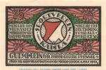Notgeld DE 75 Pf. Nr.6 Notgeld Sportverein Kahla 667.1 , 75 Pfennig Schein Nr 6 gepunktet in kfr. o.D. -