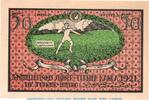Serienscheine DE 50 Pf. Nr.3 Notgeld Sportverein Kahla 667.1 , 50 Pfennig Schein Nr 3 gepunktet in kfr. o.D. -