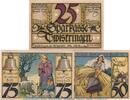 Notgeld DE 3 Scheine kpl. Twistringen M/G 1349.2 , Notgeld Set mit 3 Scheinen in kfr. von 1921 , NDS -