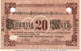Großnotgeld De. 20 Mk. Banknote der Stadt Heilbronn , 20 Mark Schein in kfr.E Geiger 228.05 1918 -