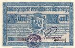 Großnotgeld 1918 DE 5 Mk. Banknote der Stadt Triberg , 5 Mark Schein in kfr.E Geiger 522.01 1918 -
