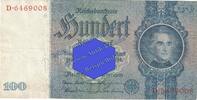 Drittes Reich 100 Mk. -D/D- Reichsbanknote , 100 Mark Schein D/D in gbr. DEU-211, Ros.176, P.183 von 1935 -