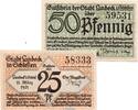 Kleingeld 1914-1922 DE 2 Scheine kpl. 2 x Notgeld Stadt Landeck, Set mit 2 Scheinen in kfr. Tieste 3825.15.20-21 1921 -