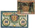 Seriennotgeld Deutschland 2 Scheine kompl. 2 x Notgeld der Stadt Gräfenthal 463.2 , Set mit 2 Scheinen o. Kennummer o.D. -