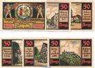 Serienscheine DE 6 Scheine kpl. Heldburg, Colberg Notgeld Set mit 6 Scheinen in kfr. o.D. M/G 594.1 , Thüringen -