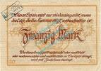 Großnotgeld 1918 20 Mk. Banknote Mansfeld a.G. Eisleben , 20 Mark Schein in f-kfr.E Geiger 148.14 , o.D. -