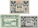 Kleingeld 1914-1922 DE 3 Scheine kpl. Zobten , Notgeld Set mit 3 Scheinen in kfr. Tieste 8250.45.01-03 Schlesien 1919 -