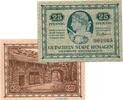 Kleingeld 1914-1922 DE 2 Scheine kpl. Notgeld Stadt Remagen 6015.10.05.06 , Set mit 2 Scheinen in kfr. von 1921 -