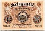 Notgeld Deutschland 10 Pfennig Schein Notgeld Stadt Bad Blankenburg 0715.05.10 , 10 Pfennig Schein in kfr. von 1917 -