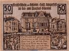 Notgeld DE 50 Pf. Oldesloe , Sängerfest 50 Pfennig Schein in kfr. M/G 1020.1 Schleswig 1921 -