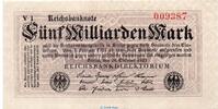 deutsche Reichsbank 5 Milliarden Mark Reichsbanknote , 5 Milliarden Mark Schein in kfr. DEU-145.c, Ros.120, P.123 -