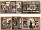 Notgeld DE 6 Scheine kpl. Freiburg Notgeld M/G 382.1 , Set mit 6 Scheinen in kfr. von 1921 BaWü -
