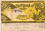 Notgeld De 5 Mk. Notgeld Gemeinde Neuhaus - Avignon 943.1-2 , 5 Mark Schein in kfr. von 1921 -