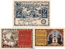 Serienscheine DE 3 Scheine kpl. 3 x Notgeld Stadt Helmarshausen 596.2 , Set -blau- mit 3 Scheinen in kfr. 1921 -